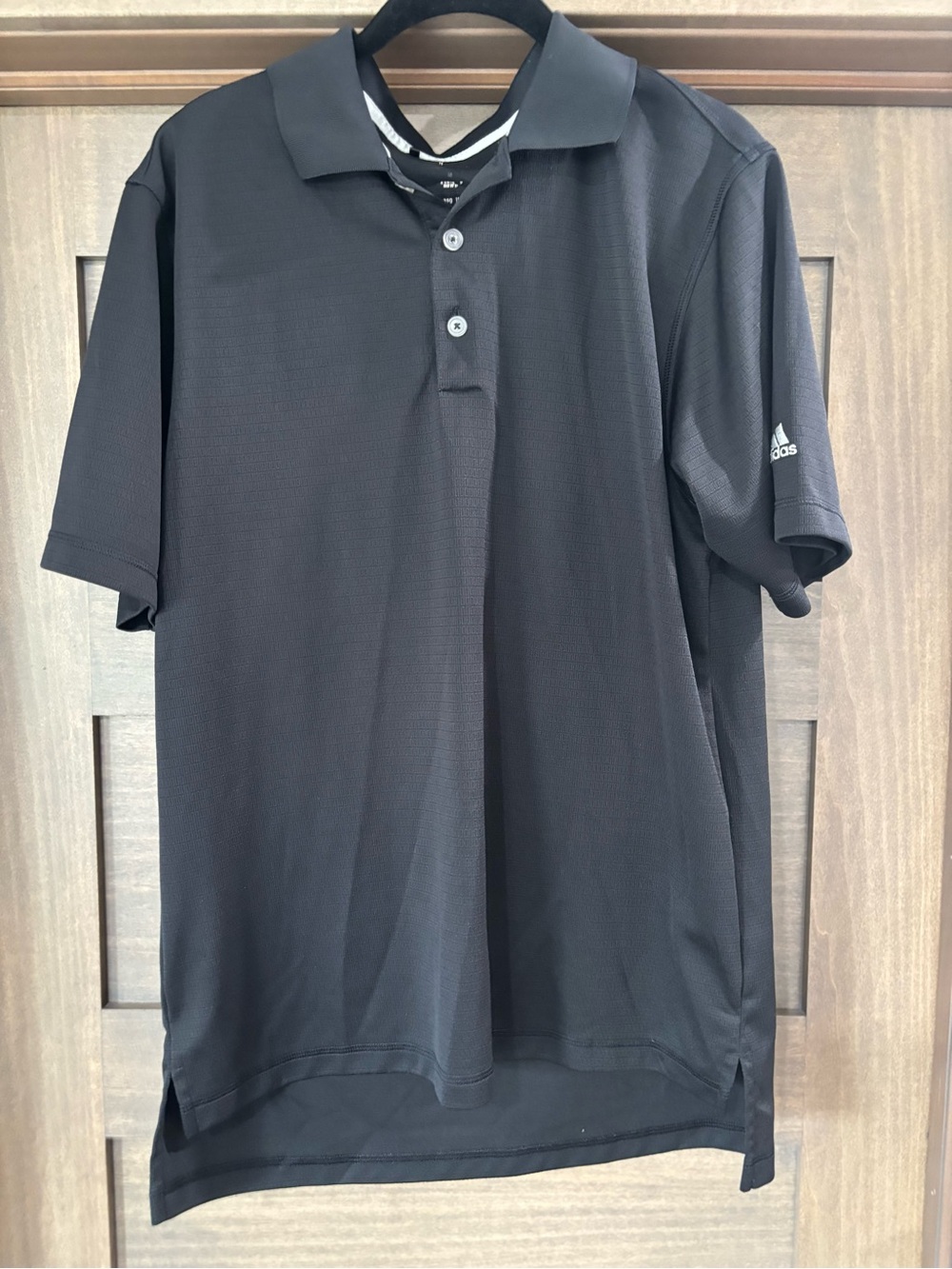 adidas Men’s Black Polo Shirt with Subtle Logo